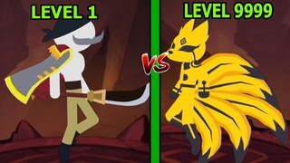 Người QUe Đại Chiến Râu Trắng Đối Đầu Naruto Cửa Vĩ Ai Sẽ Vô Địch - Stickman Top Game Android Ios