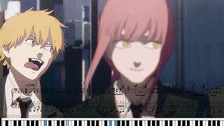 [Chainsaw Man/Piano] OP Super Burning Piano Arrangement (เวอร์ชั่นเต็ม) "KICK BACK"