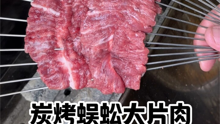 Large Pieces of Char-Grilled Centipede Meat