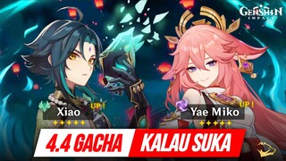 SUKA = GACHA - Review Banner 4.4 Phase 2 Xiao Yae Miko Xinyan Ningguang Yao yao - Meppostore.id