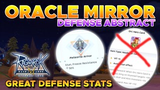 NO NEED ORC HERO CARD W/ THIS NEW ORACLE MIRROR DEFENSE? - RAGNAROK MOBILE