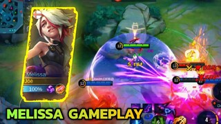 Melissa is the next meta || New Hero Melissa Gameplay || Melissa Best Build Mobile Legends Bang Bang