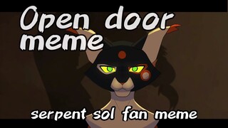 Serpent Sol fan Animation MEME||Opendoor meme