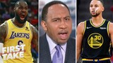 "LeBron owns Steph Curry in the NBA" - Stephen A. on Lakers beat Warriors
