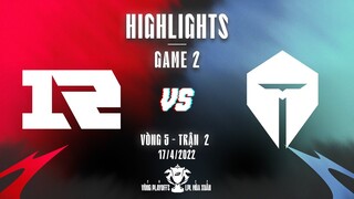 RNG vs TES | Highlights - Game 2 | Playoffs Vòng 5 - Trận 2 | LPL Mùa Xuân 2022