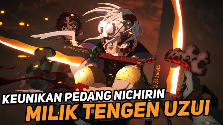 Keunikan Dari Pedang Nichirin Milik tengen uzui Yang Berwarna Amber!!