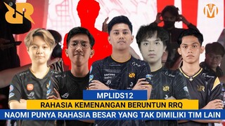 NAOMI BONGKAR FAKTOR JUARA KEMENANGAN BERUNTUN RRQ WEEK 2 | #mplids12