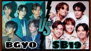 BGYO VS SB19 || PPOP || FILIPINO POP GROUP || BOY BAND || ALL THE BEST ||TSV 1000