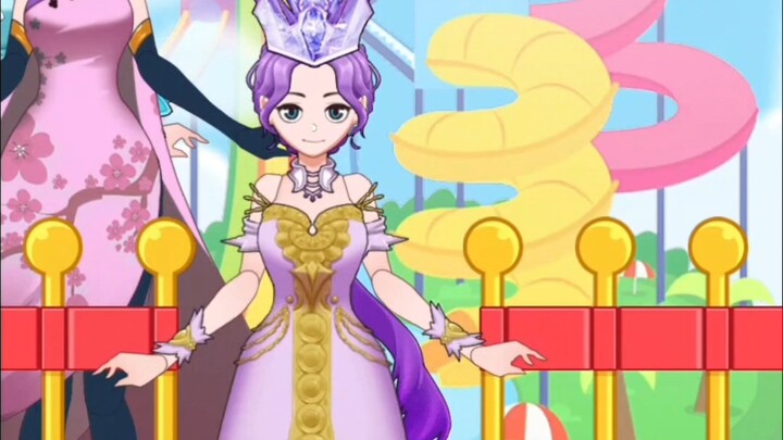 The Amusement Park Slide Race Has Begun!