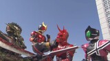 Adegan pertarungan lucu di Kamen Rider