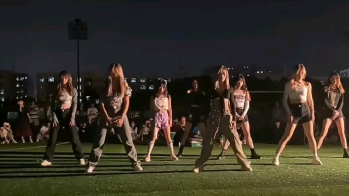 Welcome dance HyunA's "pingpong" all members single couple dance