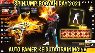 SPIN EVO GUN UMP BOOYAH DAY!! GILS SIHH KEREEN PARAH!!🔥 AUTO PAMER KE DUTA TRAINING🤙