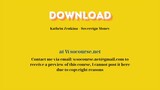 Kathrin Zenkina – Sovereign Money – Free Download Courses