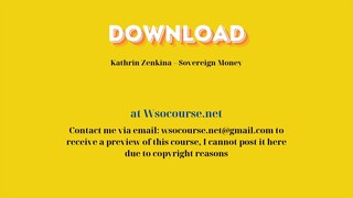 [GET] Kathrin Zenkina – Sovereign Money