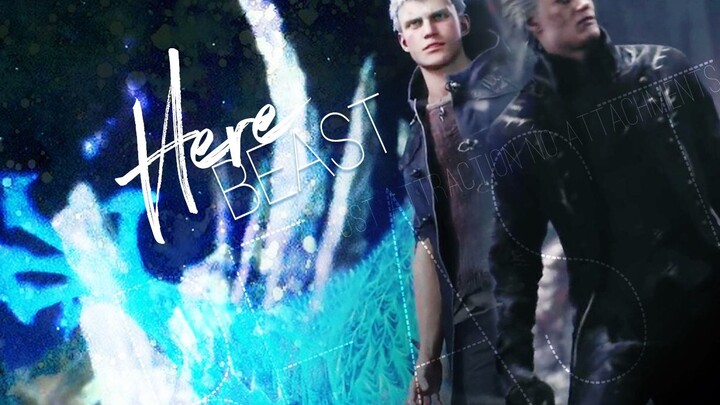 [Devil May Cry 5/Nero/Vergil] The ferocious beast I met here that day [Gift to Kediorowski]