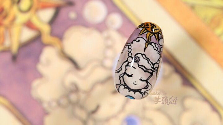 [Khoai Môn]Ký ức tuổi thơ! Hãy đến và sơn móng tay của bạn với thẻ Clow từ "Cardcaptor Sakura" - bon