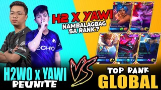 WALANG KUPAS! H2WO x YAWI CONNECTION IN RANK ! - MOBILE LEGENDS