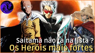 TOP 5 heróis mais fortes de One punch man (atualizado 2023)