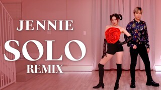 [Dance cover] Pasangan yang menarikan "SOLO" versi remix Jennie