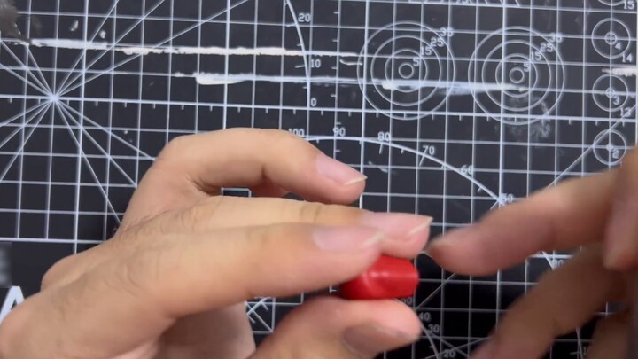 Tutorial on how to add a light to the original bone sculpture of Ultraman (a nanny-level tutorial, I