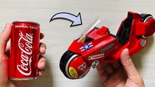 Homemade Akira Shotaro Kaneda's bike Using Soda cans