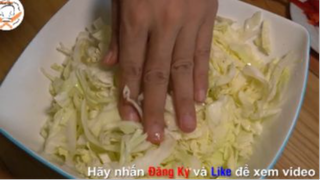 Bạn đã ăn rau bắp cải chiên bao giờ chưa_ ngon lắm đấy 2 #food