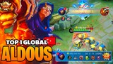 BRUTAL DMG!! TOP 1 ALDOUS THE KING OF LATE GAME - Build Top 1 Global Aldous - Mobile Legends [MLBB]