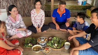 Thu Hoạch Hẹ Nước - Bữa Cơm Quê • Độc đáo Hẹ Nước chấm Mắm Kho | NĐMT#281