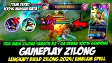 GA BEBAN❗TRIK MAIN ZILONG SEASON 32❗COMBO ZILONG EXP LANE❗BUILD ZILONG TERSAKIT 2024❗GAMEPLAY ZILONG