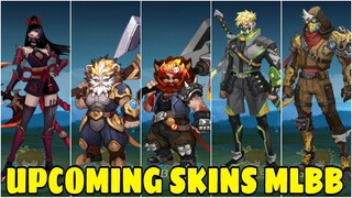 UPCOMING SKINS HAYABUSA, AULUS & URANUS | REVAMP HANABI | MOBILE LEGENDS