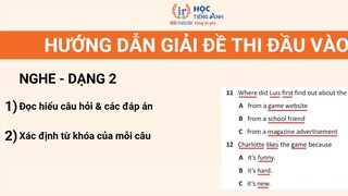 Workshop Hướng dẫn giải đề tiếng Anh đầu vào cho tân sinh viên bách khoa (1)