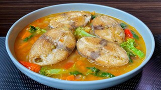 OLAHAN IKAN TONGKOL KUAH SEGAR !! Tanpa bumbu halus anak-anak bisa makan menu simple ini