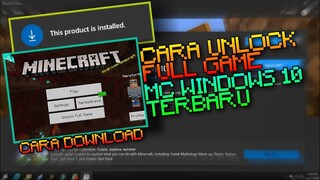 Cara Download Minecraft Windows10 !GRATIS! Unlock Full Game | work 100% | part 2