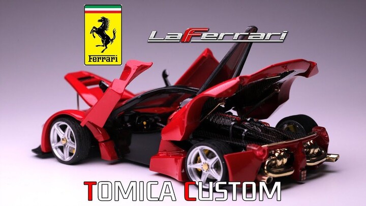 Modifikasi Domeca Ferrari LaFerrari pintu sayap kupu-kupu twin turbo bodi lebar