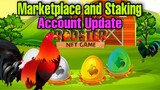 King Rooster Marketplace and Staking Update | Account Progress | Play to Earn NFT Game (Tagalog)