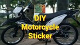 DIY Motorcycle Sticker..😎🤗👌👌👍