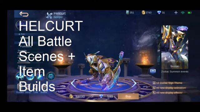HELCURT All Battle Scenes _ Item Builds _ Mobile Legends_ Bang Bang _ FIXERT TV