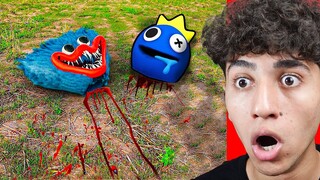 HUGGY WUGGY ÖLDÜ !! HUGGY WUGGY VS RAİNBOW FRİENDS ANİMASYONLAR (Poppy Playtime Animation)