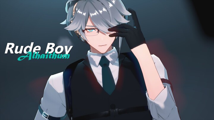 Agent Suit·Elhaysen/ ※Contains chest strap🤤｢Rude Boy｣[Genshin Impact MMD]