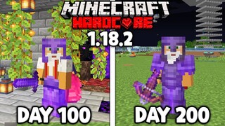 Tóm Tắt 200 Ngày Minecraft 1.18.2 Sinh Tồn Siêu Khó Và Nó Thật Dễ !!