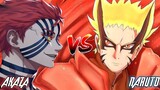 AKAZA VS NARUTO BARYON (Anime War) FULL FIGHT HD