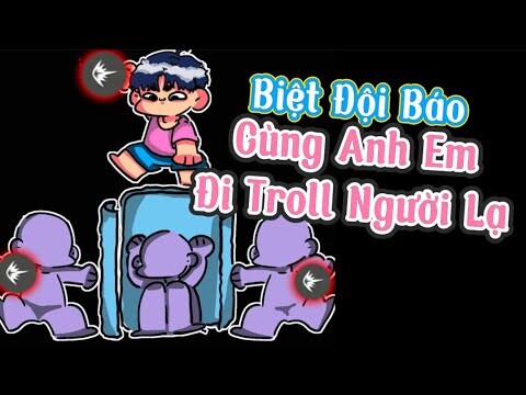 Cùng Biệt Đội Báo, Đi Troll Người Lạ Trong FreeFire | Chú Xám