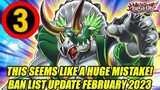 This Seems REALLY Bad! Yu-Gi-Oh! Ban List Update February 2023 Master Duel