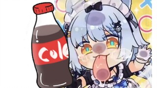 【莎】嘿嘿,女孩子喝剩的垃圾可乐