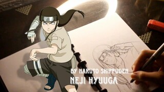 SAYANG SEKALI DAH JADI MAYAD , Neji hyuuga-bynaruto_ fastdrawing