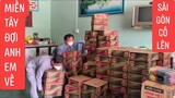 Được MTQ ở Mỹ hổ trợ 200 phần quà cho Sài Gòn cả xóm không ngại vất vả tranh thủ soạn quà gởi liền.