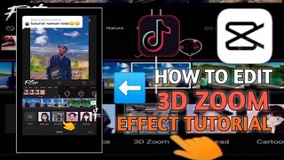 3D ZOOM CAPCUT TUTORIAL | PAANO GAMITIN ANG 3D ZOOM EFFECT SA CAPCUT SUPER EASY