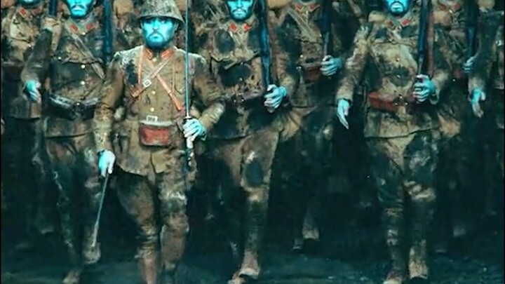 Facing a horde of undead soldiers, the Japanese colonel issues his final order!