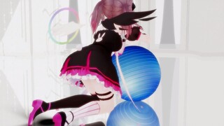 [MMD·3D] Hu Tao model - Hu Tao playing with a yoga ball