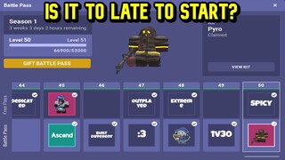Is It To Late To Grind/Buy The Season 1 Battlepass Roblox Bedwars